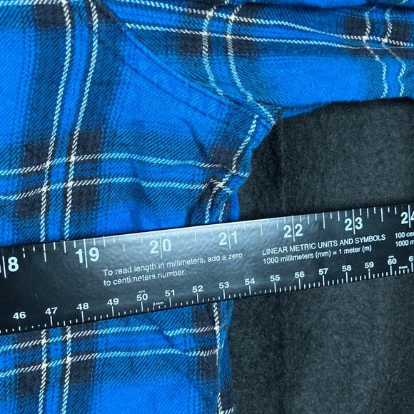 American Eagle Mens Shirt Multicolored Button Down Plaid Flannel 100% Cotton L - Picture 8 of 12